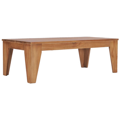 Tavolino da Salotto 120x60x40 cm in Legno Massello di Teak