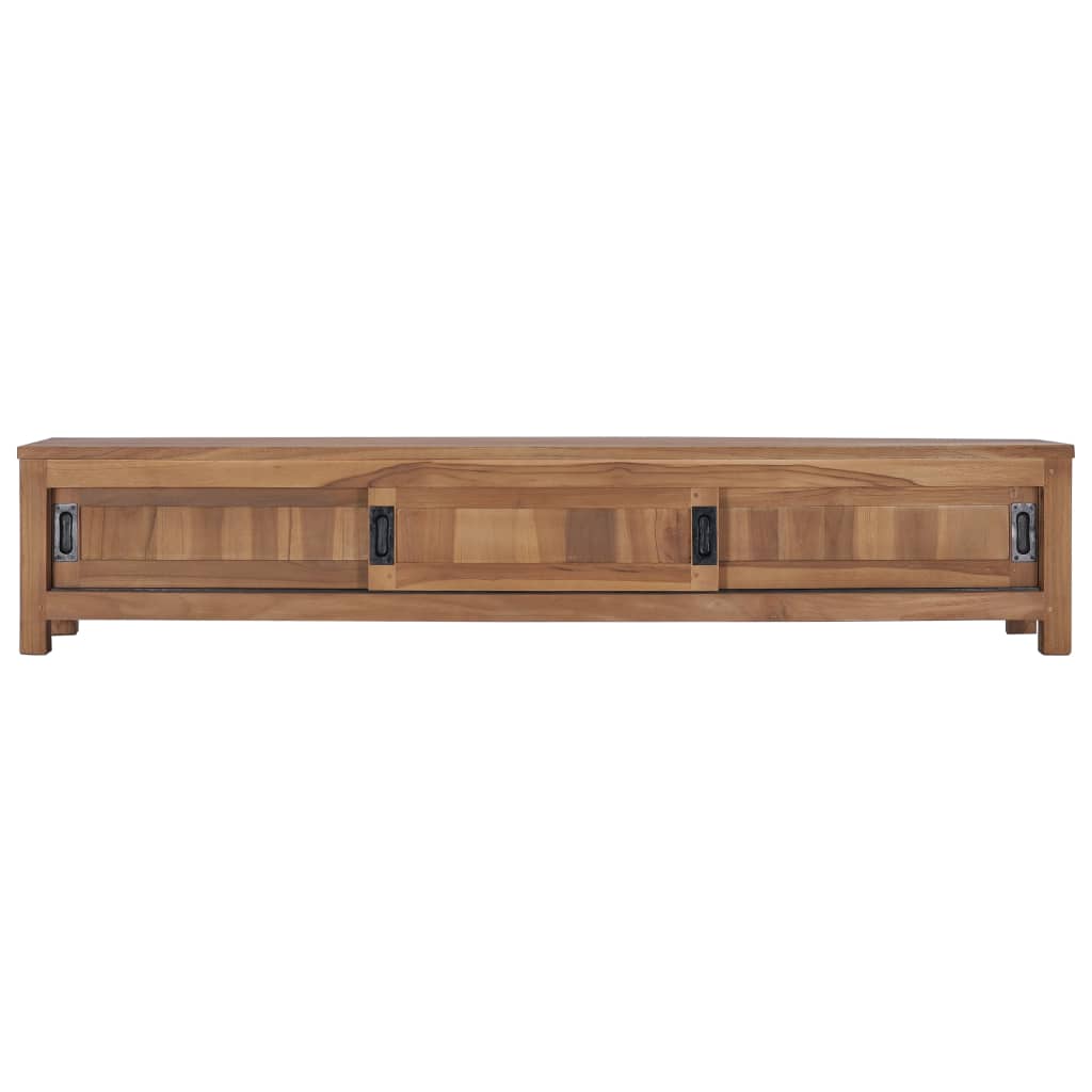 Mobile Porta TV 150x30x30 cm in Legno Massello di Teak