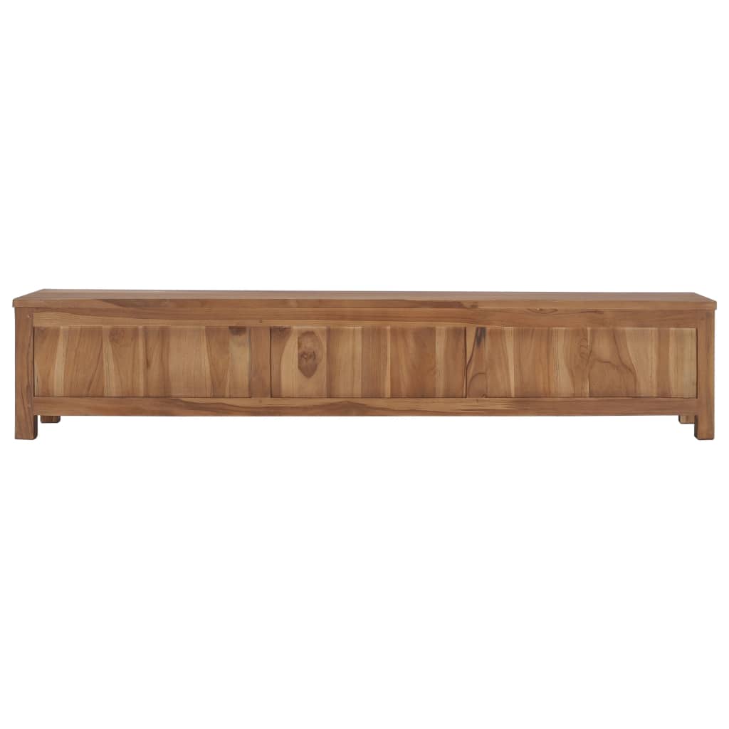 Mobile Porta TV 150x30x30 cm in Legno Massello di Teak