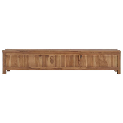 Mobile Porta TV 150x30x30 cm in Legno Massello di Teak