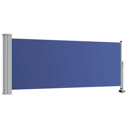 Tenda Laterale Retrattile per Patio 100x300 cm Blu