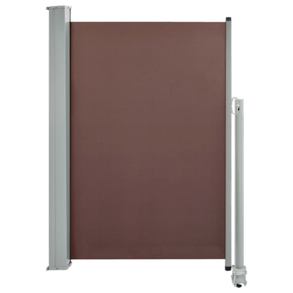 Tenda Laterale Retrattile per Patio 120x300 cm Marrone