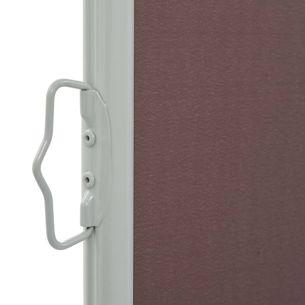 Tenda Laterale Retrattile per Patio 120x300 cm Marrone