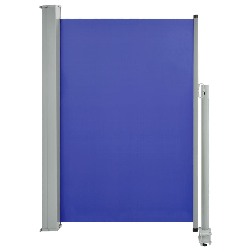 Tenda Laterale Retrattile per Patio 120x300 cm Blu