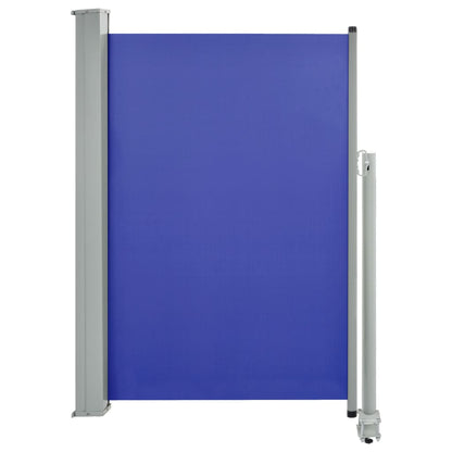 Tenda Laterale Retrattile per Patio 120x300 cm Blu