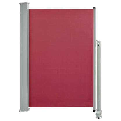 Tenda Laterale Retrattile per Patio 120x300 cm Rossa