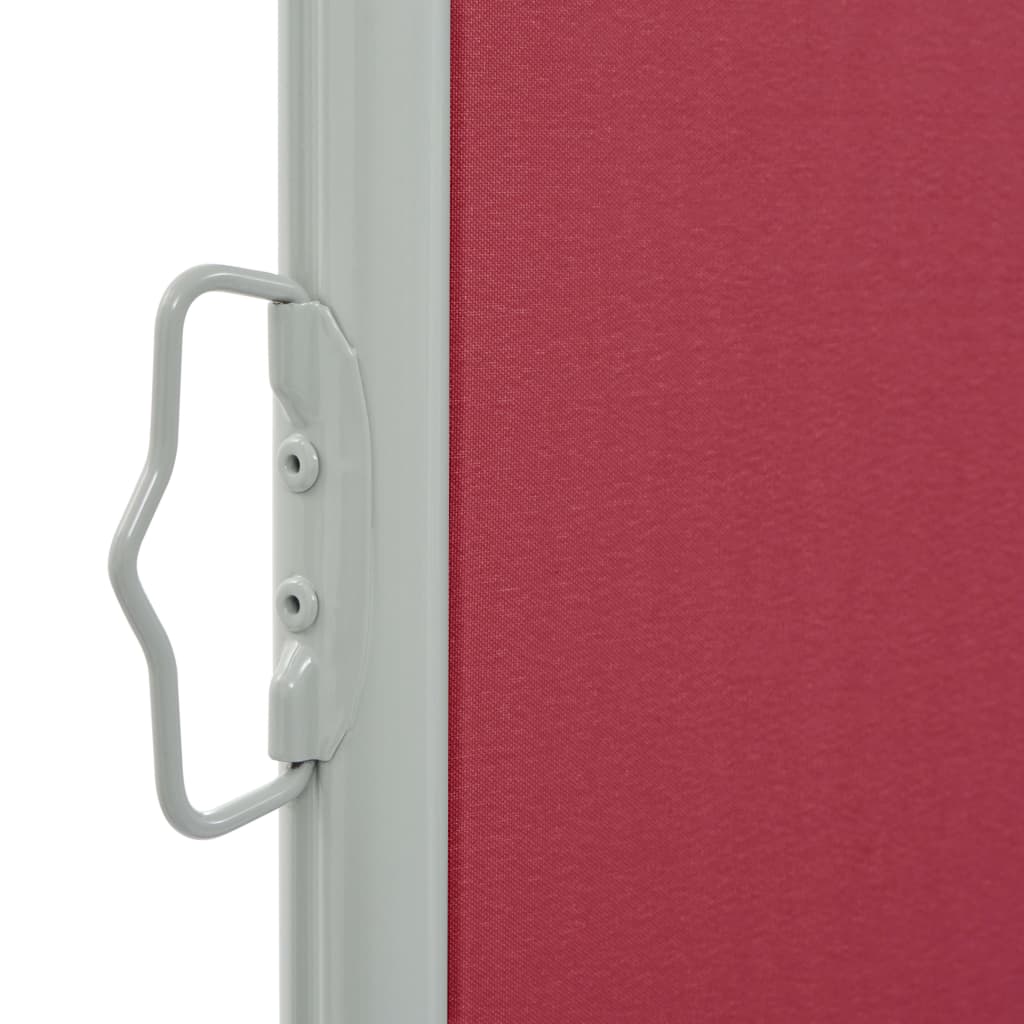 Tenda Laterale Retrattile per Patio 120x300 cm Rossa