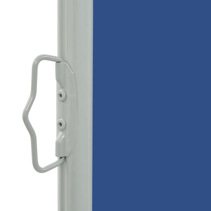 Tenda da Sole Laterale Retrattile per Patio 140x300 cm Blu