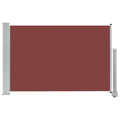 Tenda Laterale Retrattile per Patio 60x300 cm Marrone