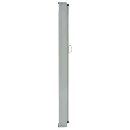 Tenda Laterale Retrattile per Patio 80x300 cm Grigia