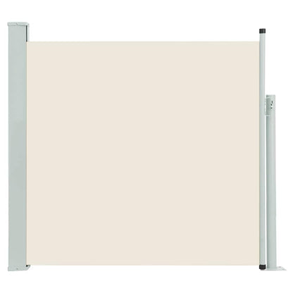 Tenda Laterale Retrattile per Patio 100x500 cm Crema
