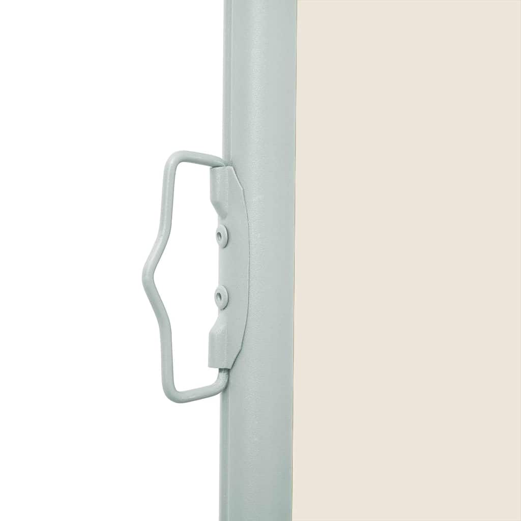 Tenda Laterale Retrattile per Patio 100x500 cm Crema