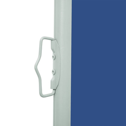 Tenda Laterale Retrattile per Patio 100x500 cm Blu