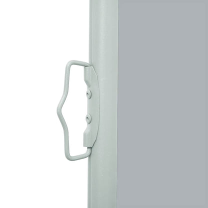 Tenda Laterale Retrattile per Patio 100x500 cm Grigio