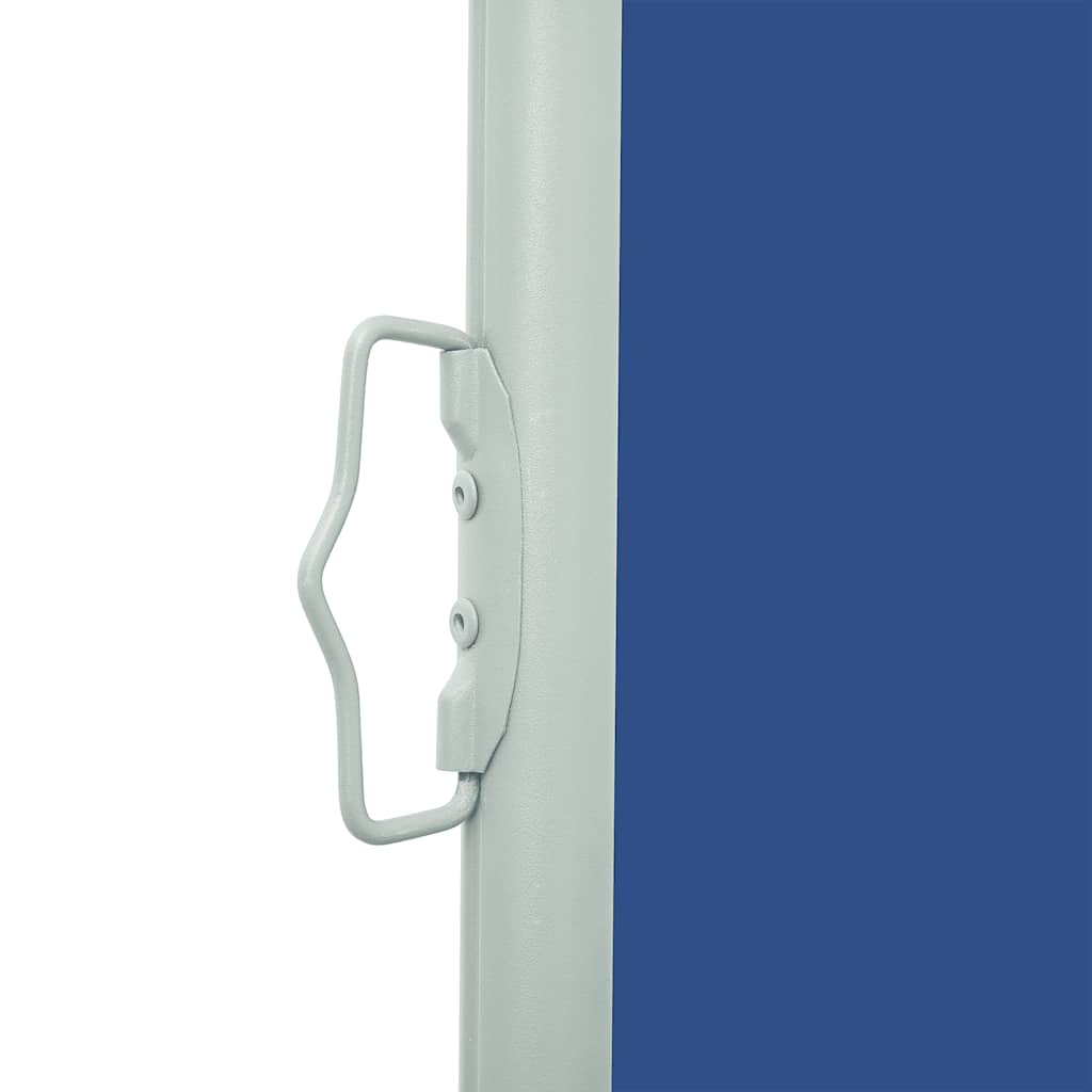 Tenda Laterale Retrattile per Patio 120x500 cm Blu