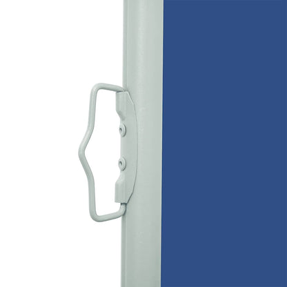 Tenda Laterale Retrattile per Patio 120x500 cm Blu