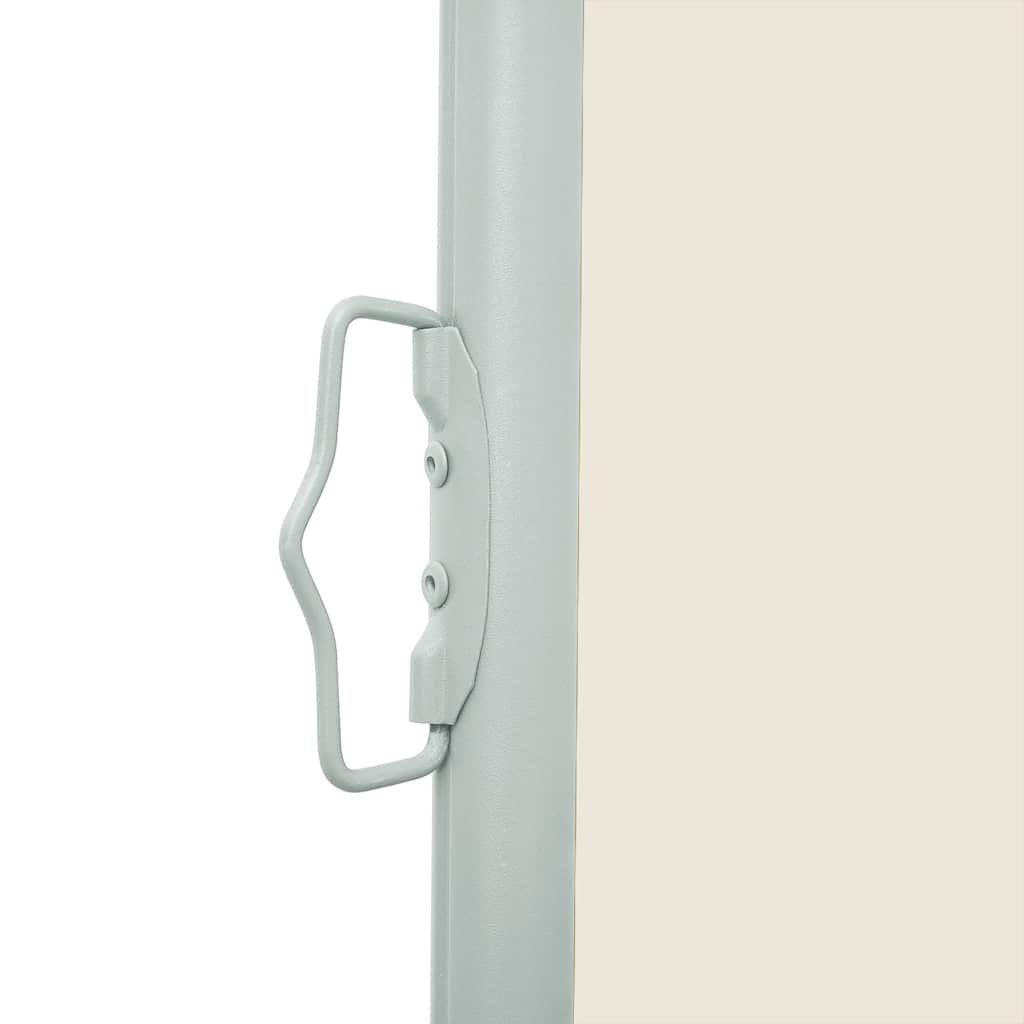Tenda Laterale Retrattile per Patio 140x500 cm Crema