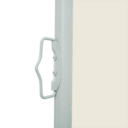 Tenda Laterale Retrattile per Patio 140x500 cm Crema
