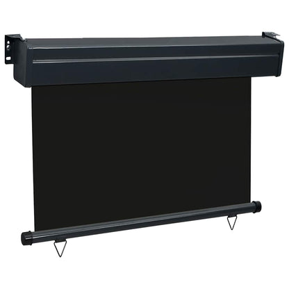 Tendalino Laterale per Balcone 85x250 cm Nero