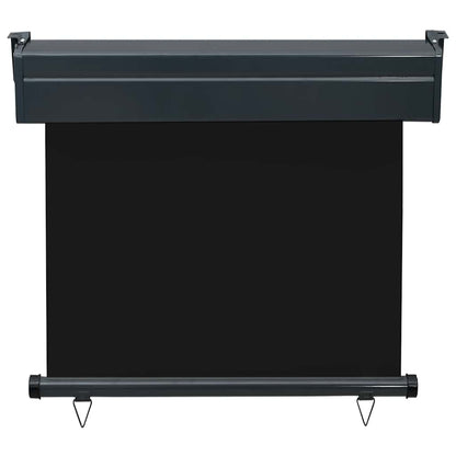 Tendalino Laterale per Balcone 85x250 cm Nero