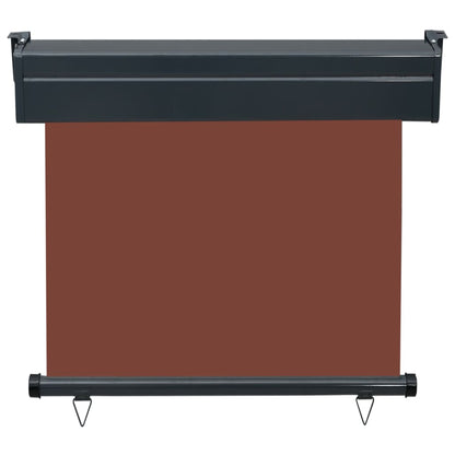 Tendalino Laterale per Balcone 85x250 cm Marrone