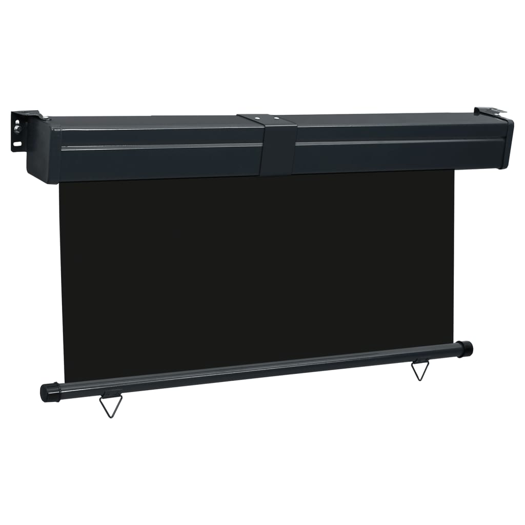 Tendalino Laterale per Balcone 145x250 cm Nero