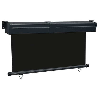Tendalino Laterale per Balcone 145x250 cm Nero