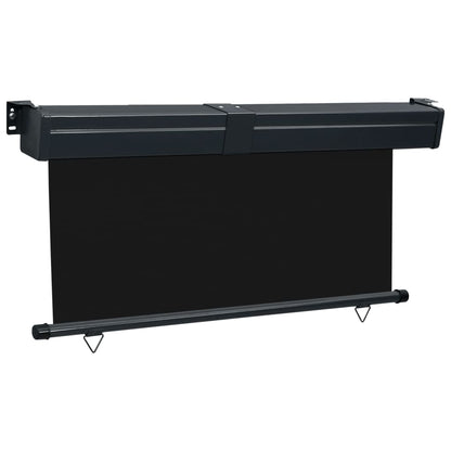 Tendalino Laterale per Balcone 165x250 cm Nero