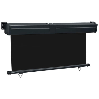 Tendalino Laterale per Balcone 175x250 cm Nero