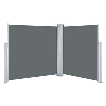 Tenda da sole laterale retrattile antracite 120x600 cm