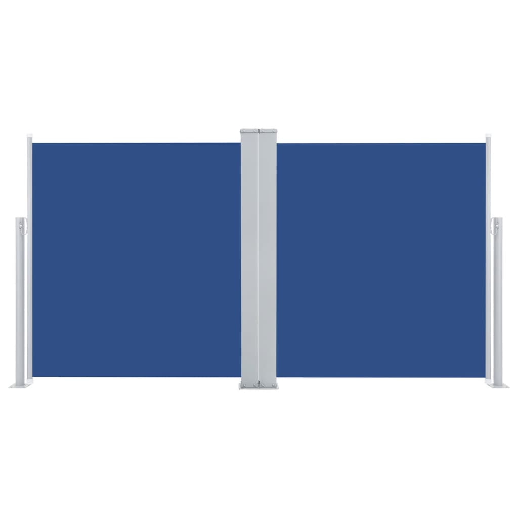 Tenda da Sole Laterale Retrattile Blu 120x600 cm