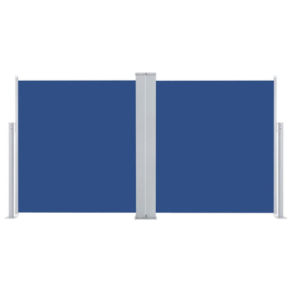 Tenda da Sole Laterale Retrattile Blu 120x600 cm