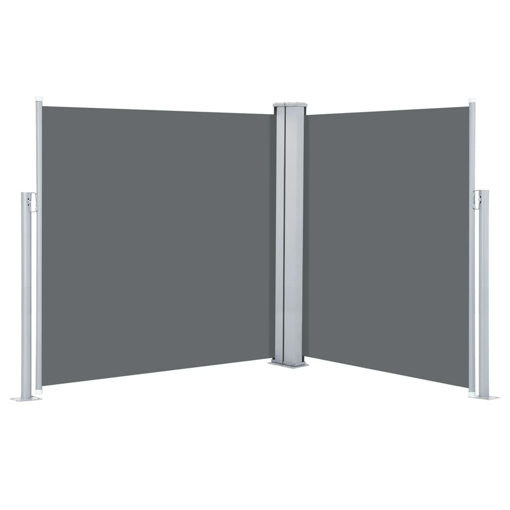 Tenda da sole laterale retrattile antracite 140x600 cm