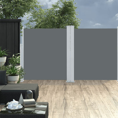 Tenda da sole laterale retrattile antracite 140x600 cm