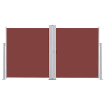 Tenda da Sole Laterale Retrattile Marrone 140x600 cm