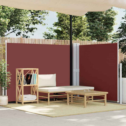 Tenda da Sole Laterale Retrattile Marrone 140x600 cm