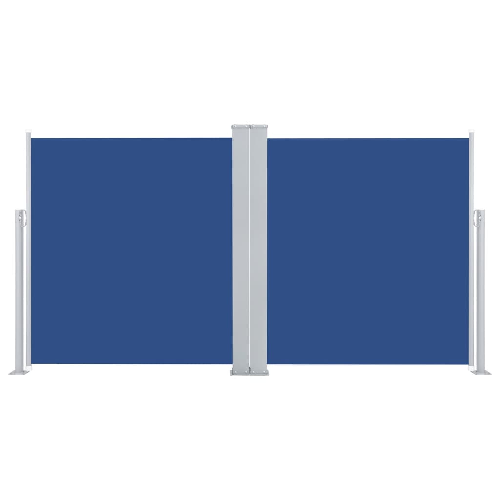 Tenda da Sole Laterale Retrattile Blu 140x600 cm