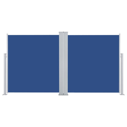 Tenda da Sole Laterale Retrattile Blu 140x600 cm