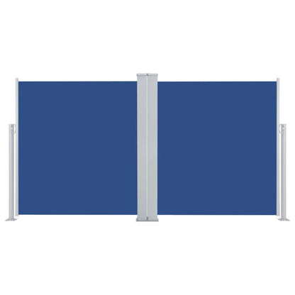 Tenda da Sole Laterale Retrattile Blu 160x600 cm