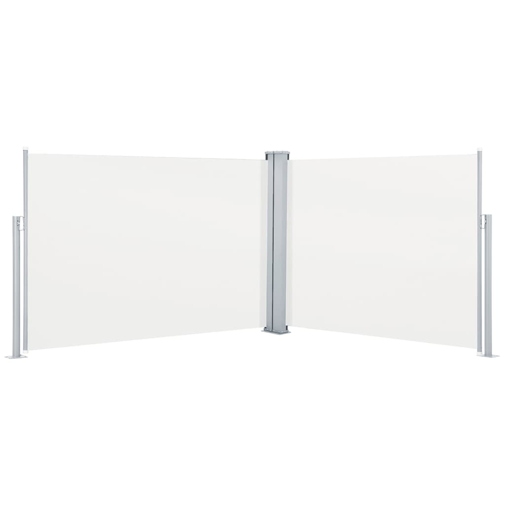 Tenda da Sole Laterale Retrattile Crema 120x1000 cm