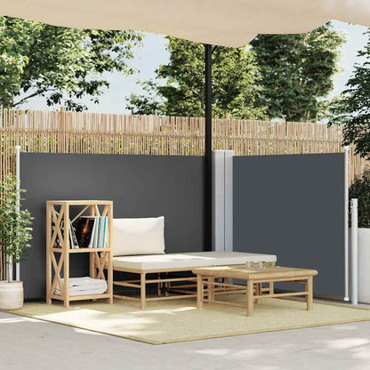 Tenda da Sole Laterale Retrattile Antracite 120x1000 cm