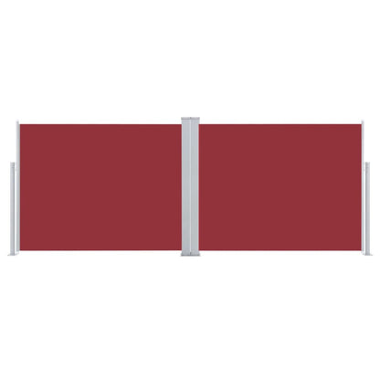 Tenda Laterale Retrattile Rossa 140x1000 cm