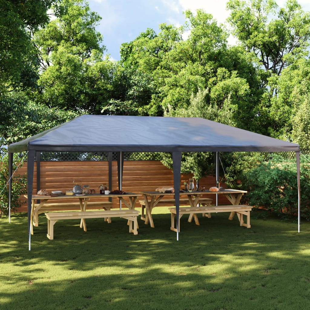 Gazebo Professionale 4x6 m Antracite 90 g/mÂ²
