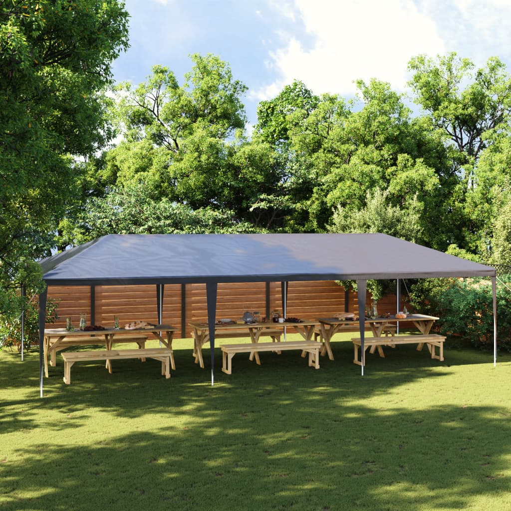 Gazebo Professionale 4x9 m Antracite 90 g/mÂ²