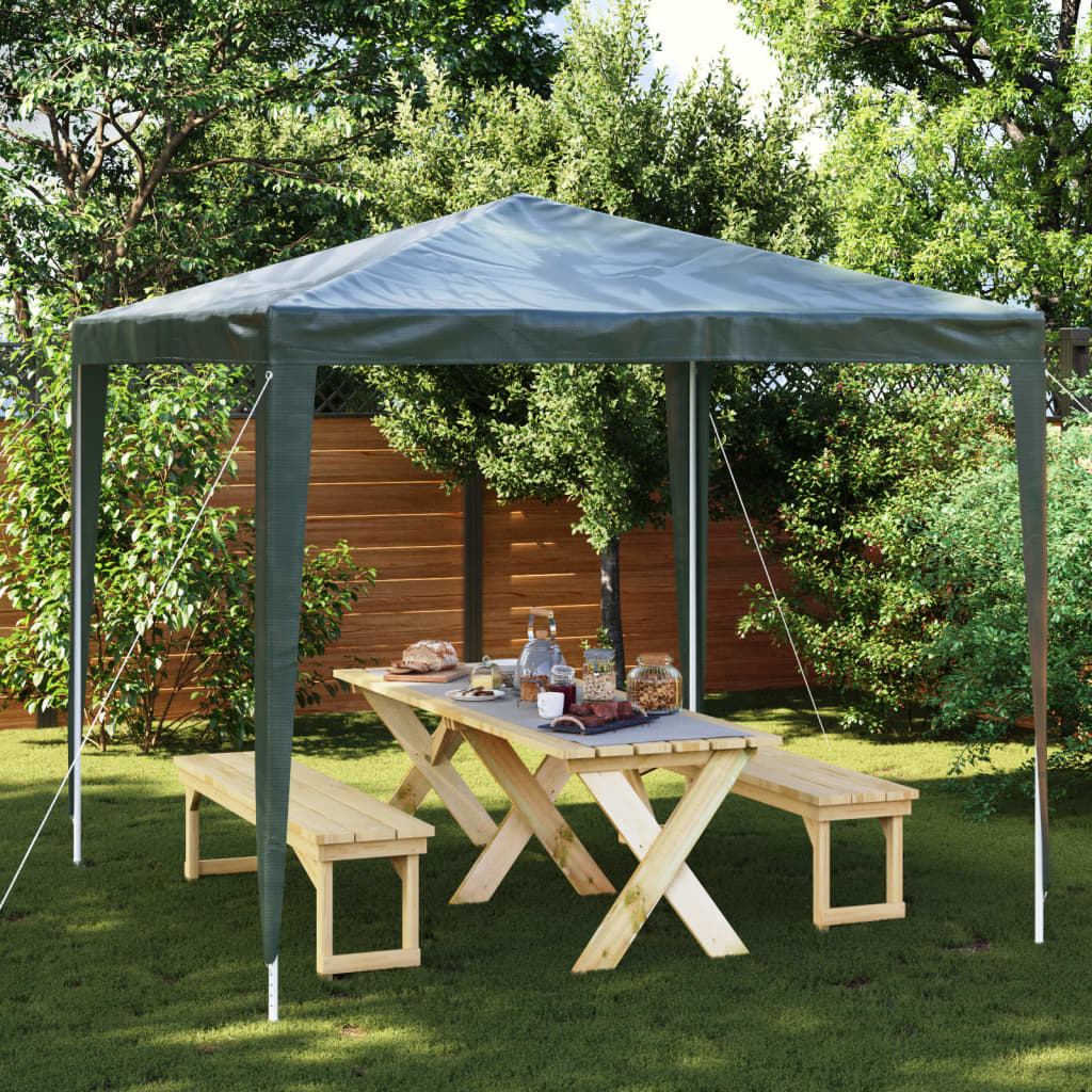 Gazebo Professionale 2,5x2,5 m Verde 90 g/mÃ‚Â²