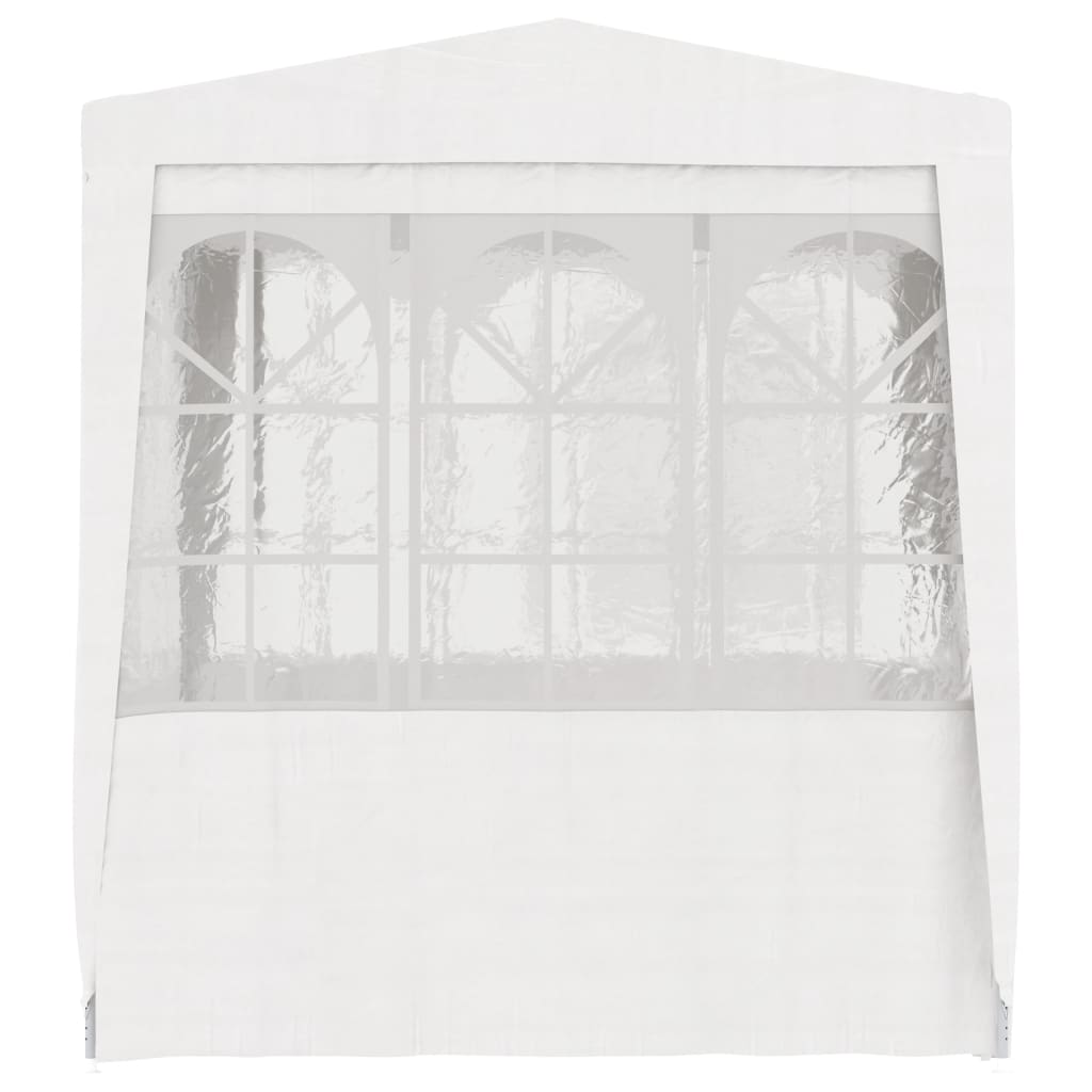 Gazebo Professionale con Pareti 2x2 m Bianco 90 g/mÃ‚Â²