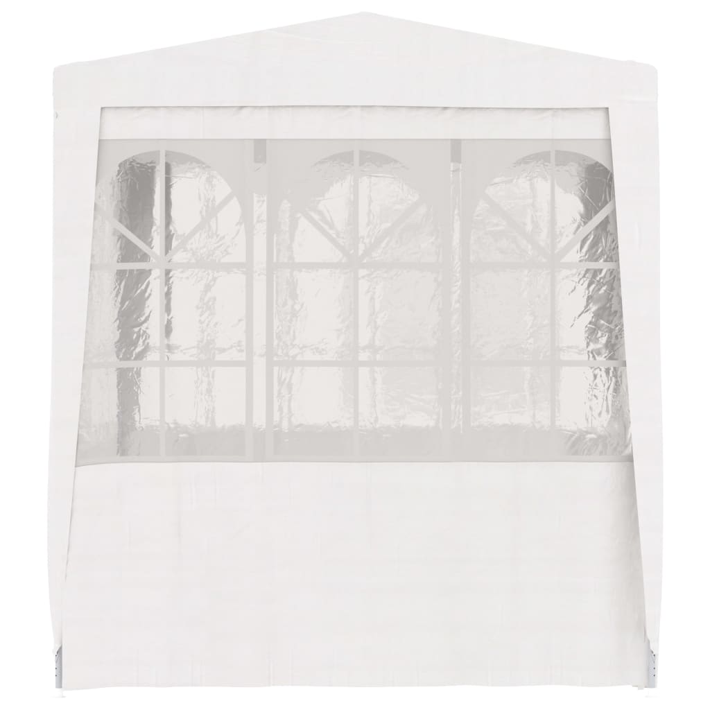 Gazebo Professionale con Pareti 2,5x2,5 m Bianco 90 g/mÃƒâ€šÃ‚Â²
