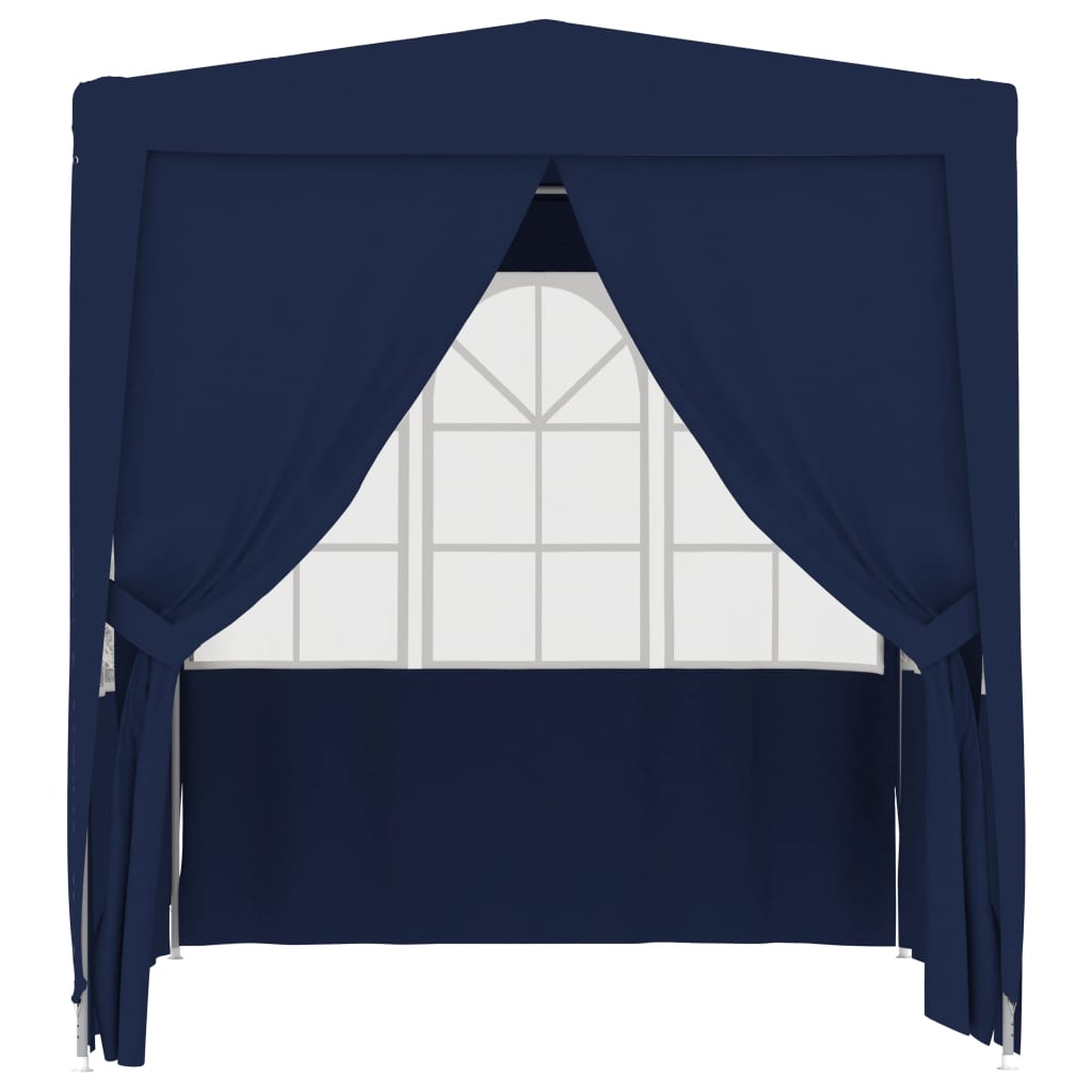 Gazebo Professionale con Pareti 2,5x2,5 m Blu 90 g/mÃ‚Â²