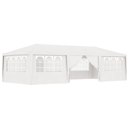Gazebo Professionale con Pareti 4x9 m Bianco 90 g/mÃƒâ€šÃ‚Â²