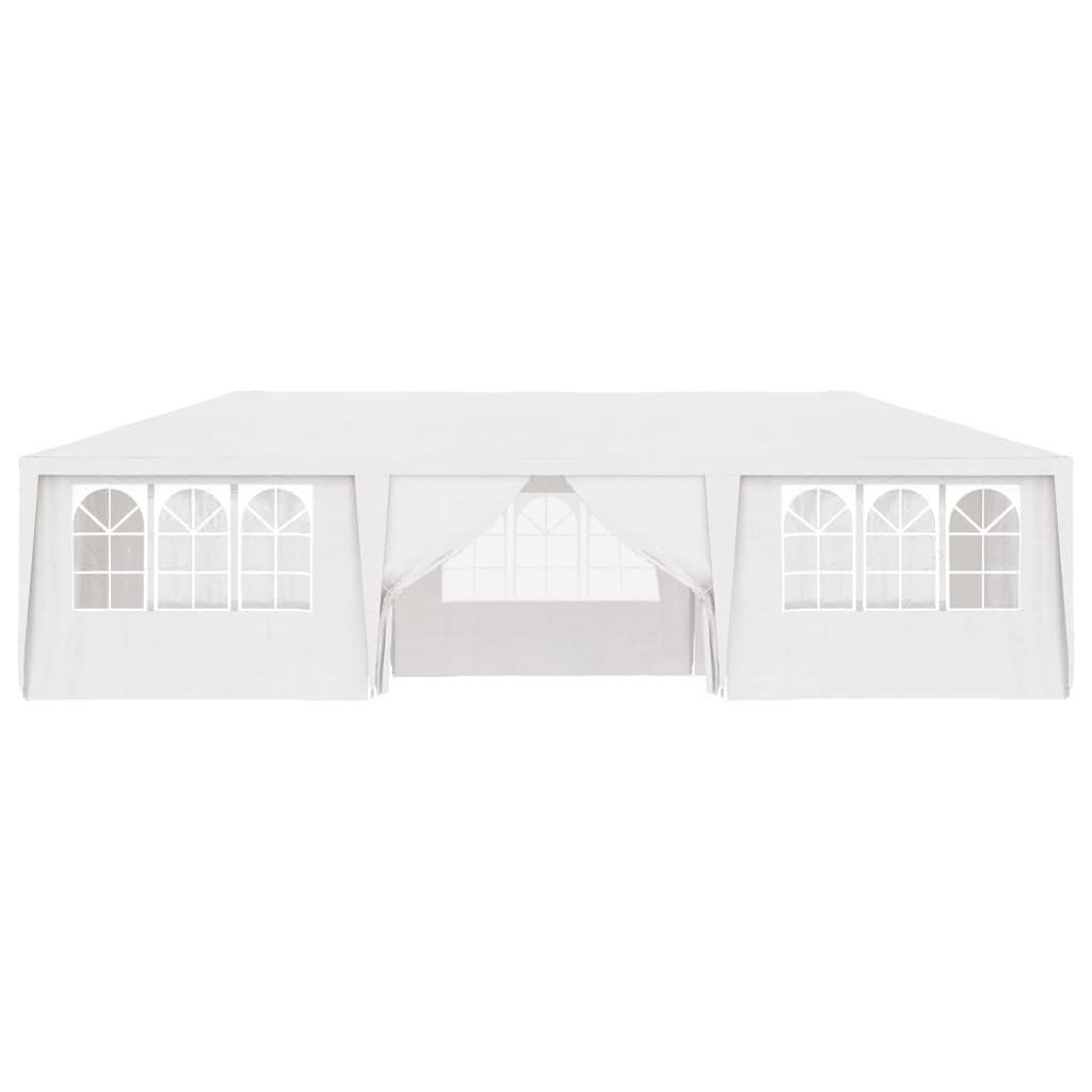 Gazebo Professionale con Pareti 4x9 m Bianco 90 g/mÃƒâ€šÃ‚Â²